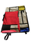 4K赤くおよび黄色の青い多機能の塗る袋をステッチする手持ち型の両面の引出し袋