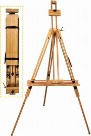 軽量の木の三脚のイーゼルの三脚の立場、引くことのための耐久の絵画表示イーゼル