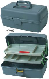 2つのFoldupの皿の大きい芸術の貯蔵容器のプラスチックの箱32 x 20 x 16cm
