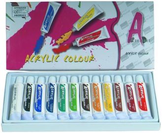 美しい芸術の絵画は芸術の原色6 X 12ml/12をX 12ml/18のX 12mlの管着色します