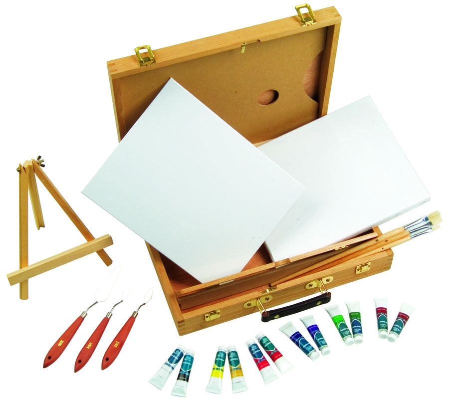 多機能芸術の絵画芸術家のための一定のペンキ箱39 x 30 x 8cm